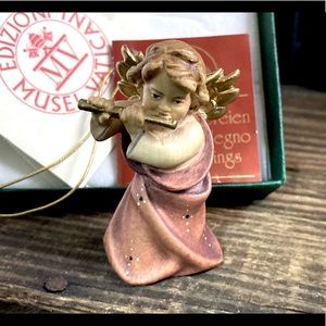 Edizion Musei Vaticani | Angel with Flute | Hand Carved Wood | Vatican Museum